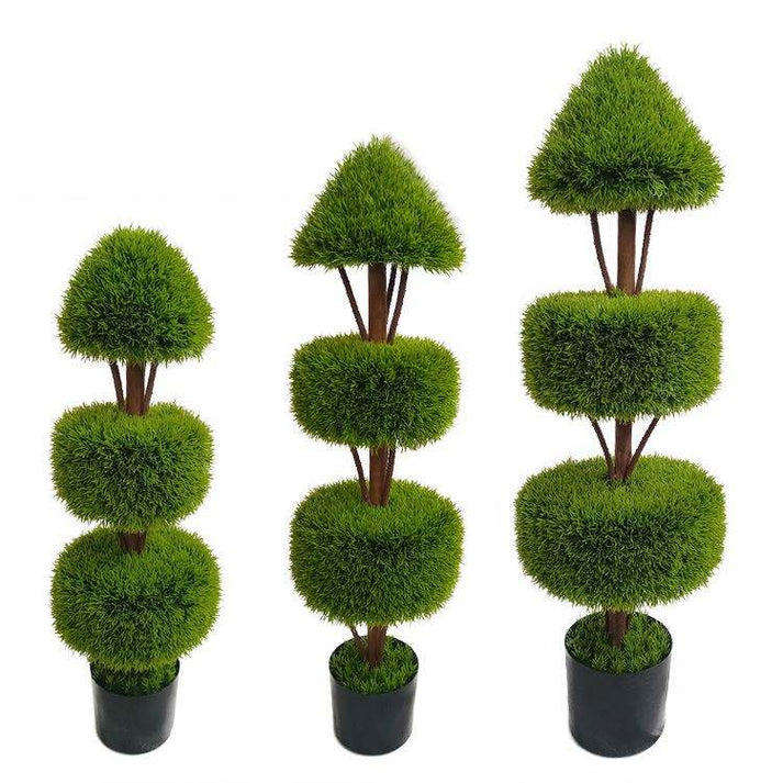 Topiary Unique Shapes Synthetic Grass Ball Boxwood Branch Artificial