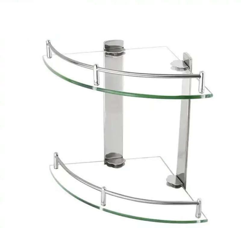 LumaBella FS-3425 Glass, Aluminium Rack Shelf For Bathroom