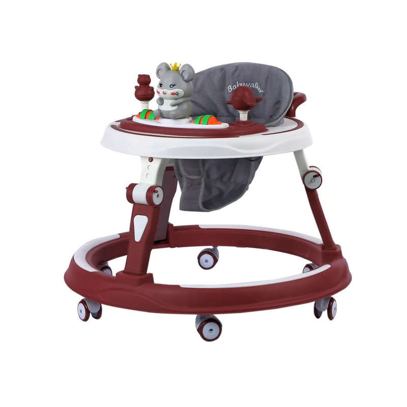 Multi Function Adjustable Height Audible Baby Walker with Lights