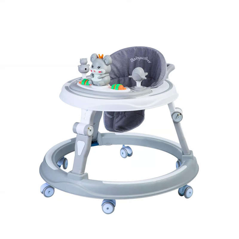Multi Function Adjustable Height Audible Baby Walker with Lights