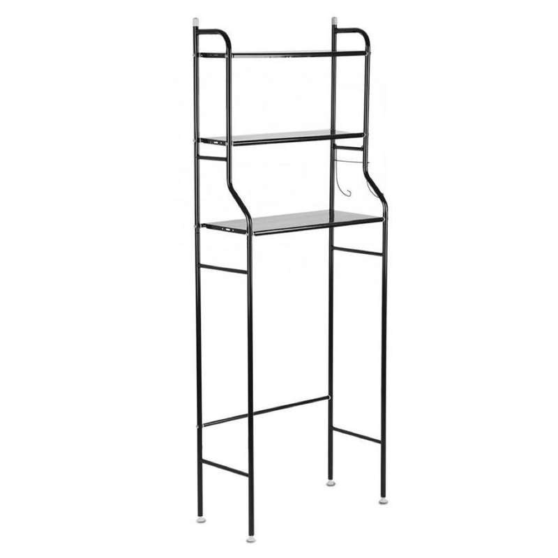 3-Tier Adjustable Standing Storage Toilet Rack
