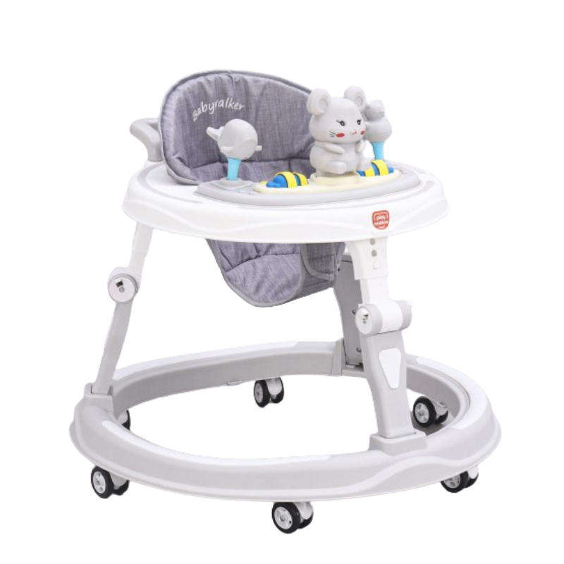 Foldable O-Shaped Baby Walker With Music