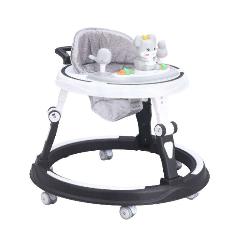 Foldable O-Shaped Baby Walker With Music