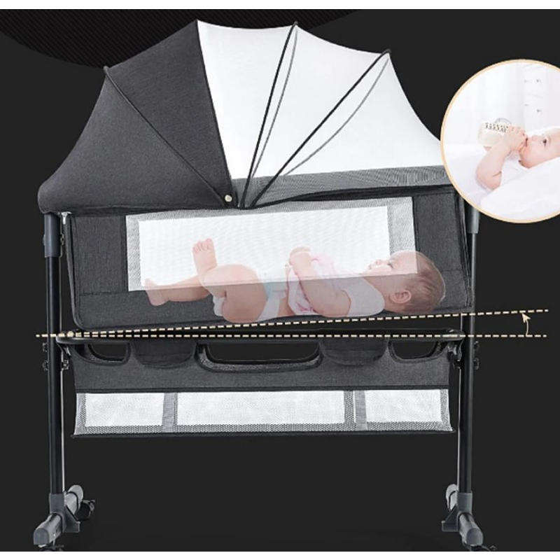 Multifunctional Bedside Sleeper Baby Bed Crib BB-32