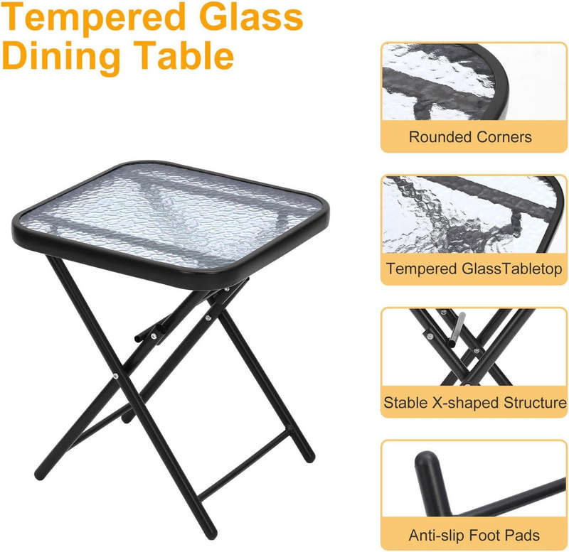 Folding Side Table for Patio