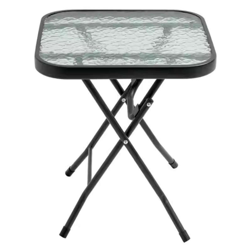 Tempered Glass Folding Table