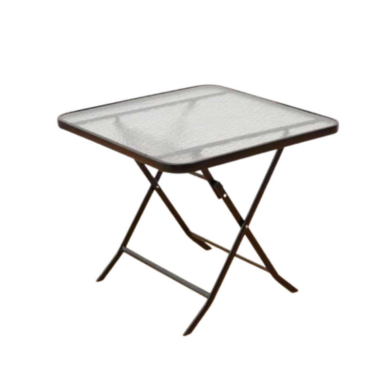 Tempered Glass Folding Table