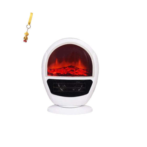 Arole Portable Mini Electric Fan Heater with Simulated Flame