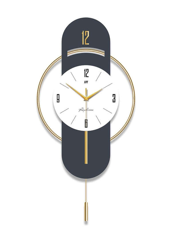 Modern Decor Wall Clock - Non Ticking & Battery Powered