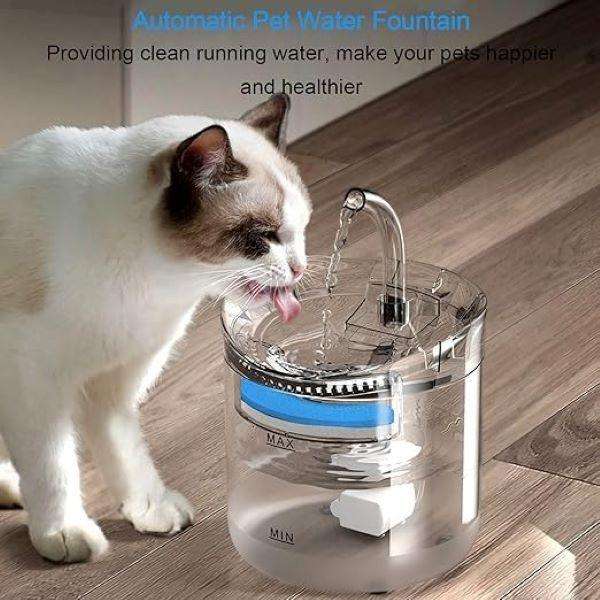 Water Fountain with Sensor, For Pet Drinking