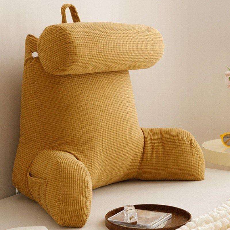 Comfortable Supportive Backrest Pillow L50-Yellow