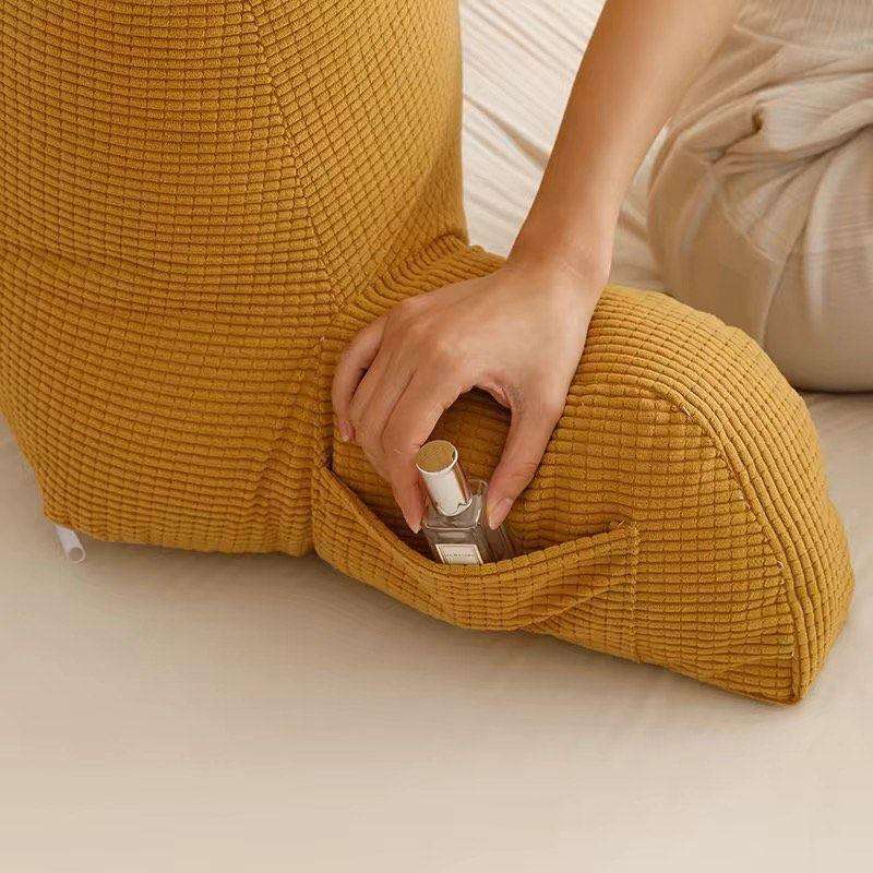 Comfortable Supportive Backrest Pillow L50-Yellow