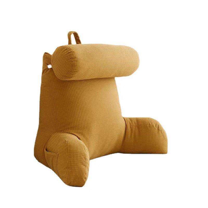 Comfortable Supportive Backrest Pillow L50-Yellow