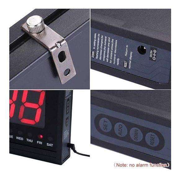 LED digital calendar temperature creative clock