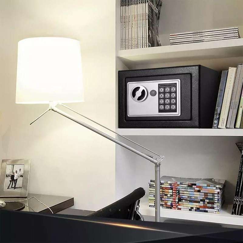 Electronic Digital Safe Box (Black) - Small