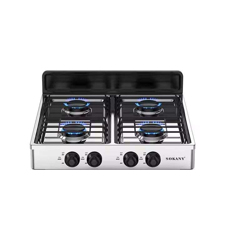 Quad flame  4-burner gas stove