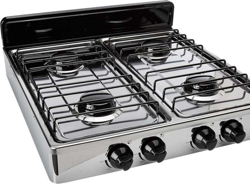 Quad flame  4-burner gas stove