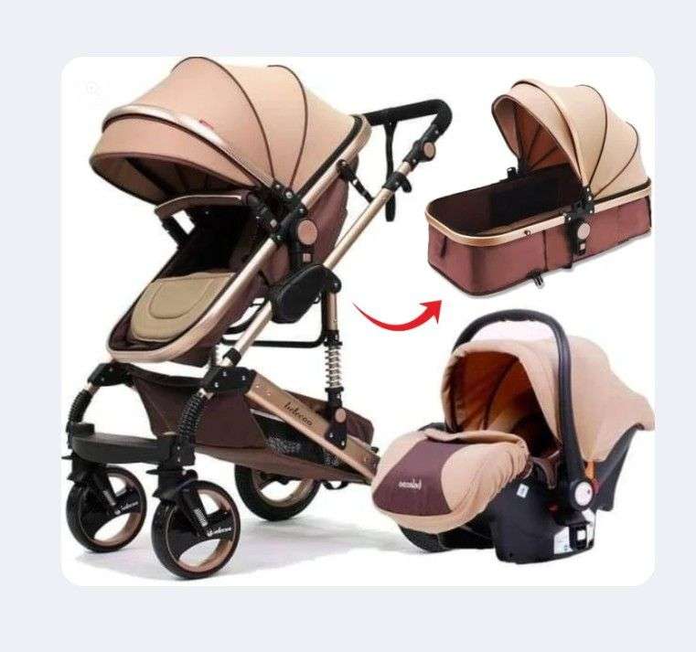 Belecoo Q3 Baby Stroller 3 In 1 Newborn Baby Carriage