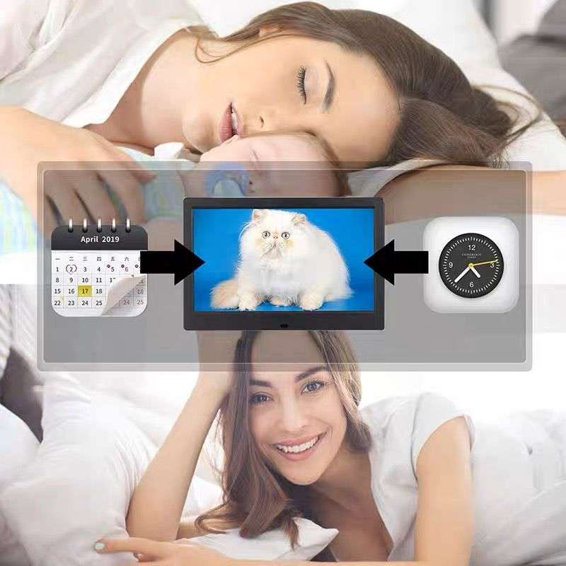 11- inch WIFI HD Touch Screen Digital Photo Frame white