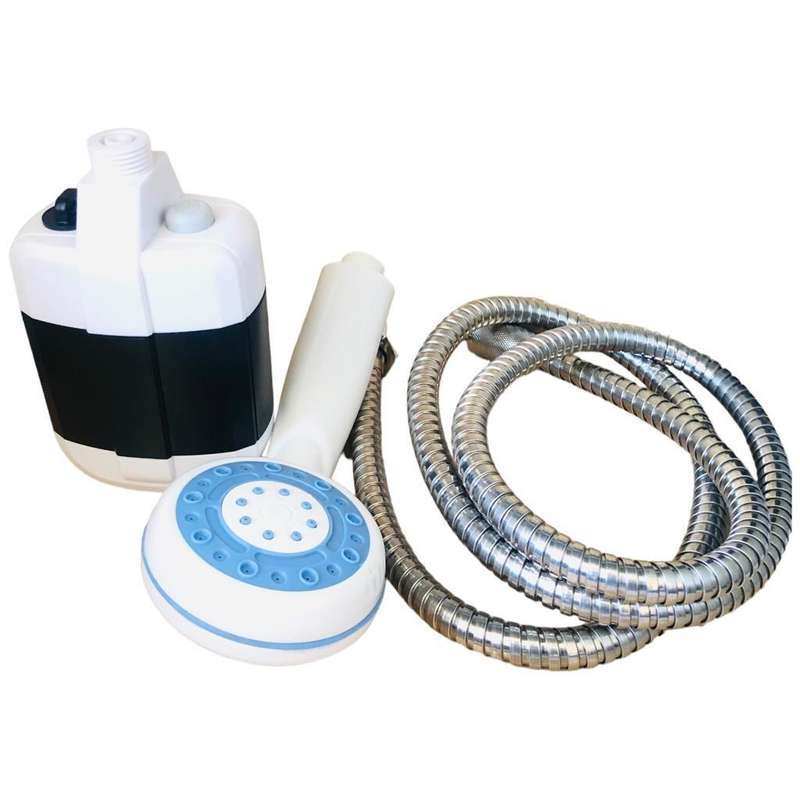 USB Rechargeable Shower Portable Camping Shower Head Bathing 3.7V Pump