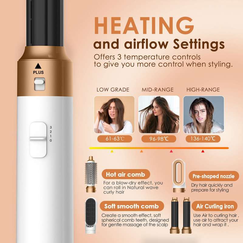 Lumabella 3 in 1hot air comb and dryer