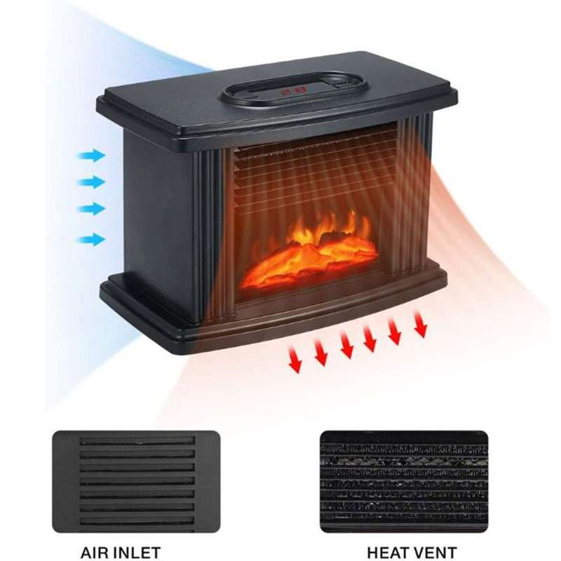 220V - Remote Control Electric Fireplace Heater