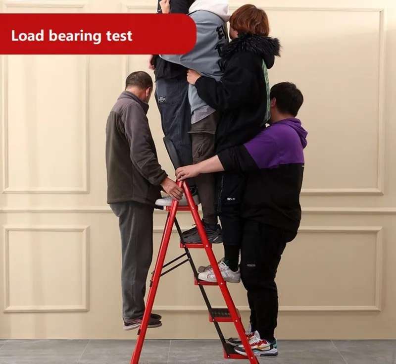 Portable 4 Step Folding Step Steel Ladder