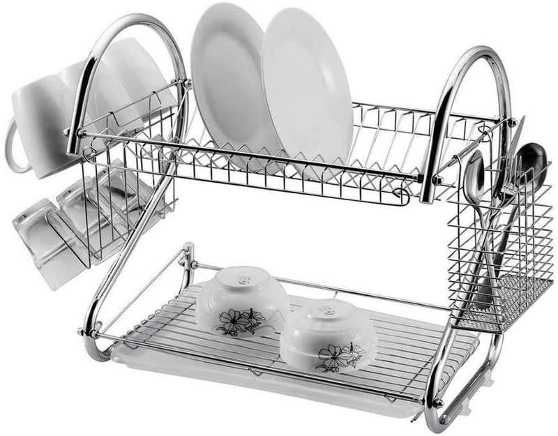 Kitchen Dish Drying Rack Organizer
