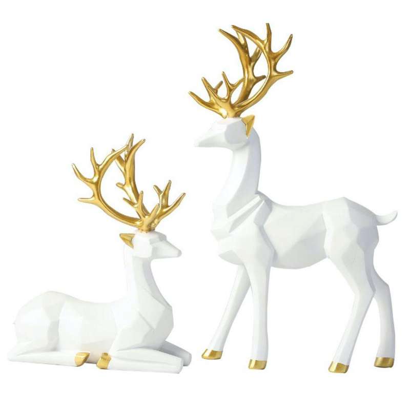 Home Decor Nordic Geometric Reindeer