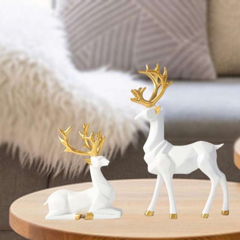 Home Decor Nordic Geometric Reindeer