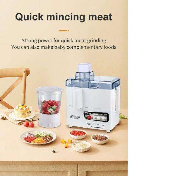 4-in-1 Kitchen Appliance: Juicer Extractor, Blender, Mixer & Grinder Combo