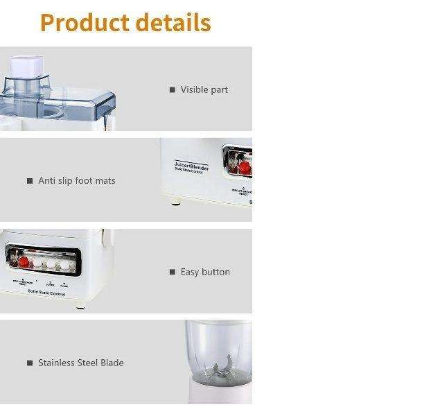 4-in-1 Kitchen Appliance: Juicer Extractor, Blender, Mixer & Grinder Combo