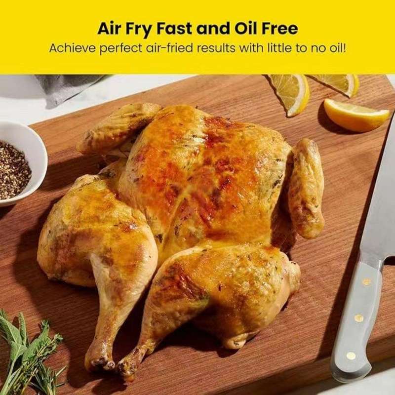 8L Airfryer Premium Quality Family Size Visible Window Overheat Protection