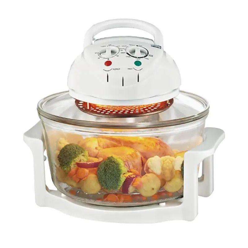 12L Dial Control Air Fryer Infrared Halogen Stainless Steel Convection Oven