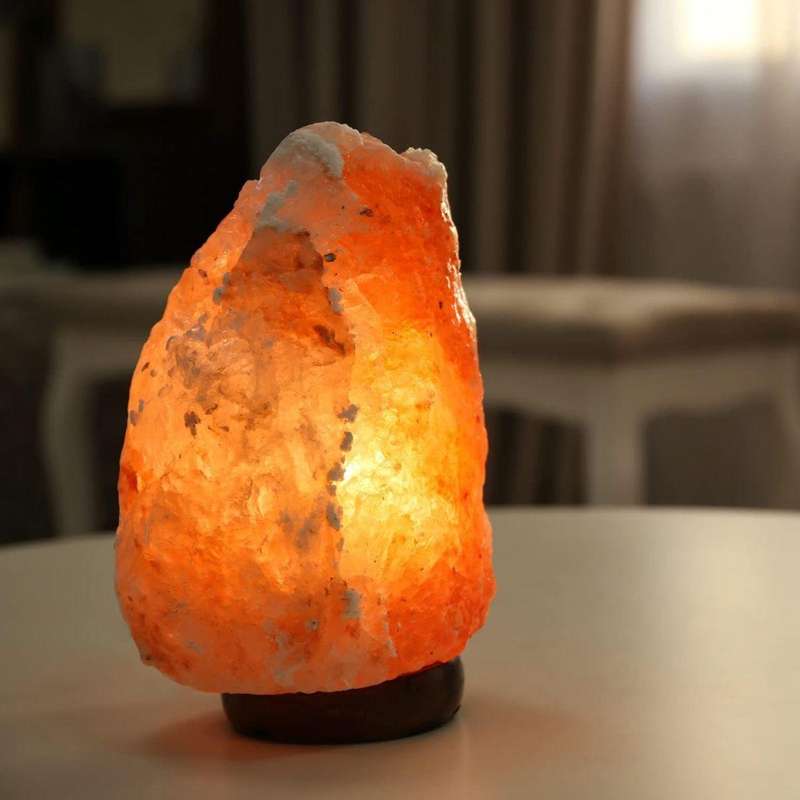 Natural Himalayan Crystal Salt Lamp Night Light Home Decor