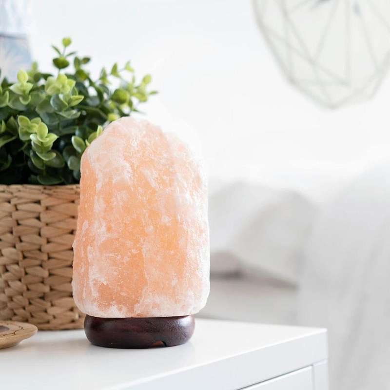 Natural Himalayan Crystal Salt Lamp Night Light Home Decor