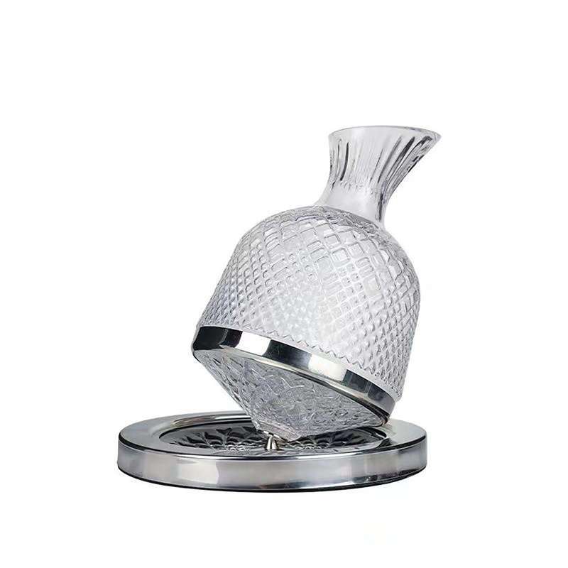 1500ML Crystal Glass 360 Rotation Decanter Wine Carafe Aerator