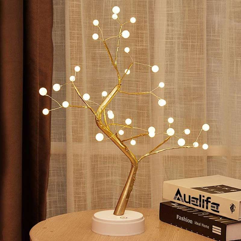 50CM Decorative Wired Tree Table LED Lamp