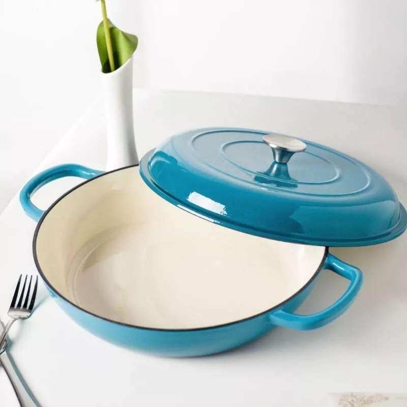 Enameled Nonstick Cast Iron Casserole Dish for Dutch Oven - 29cm