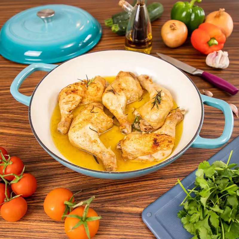 Enameled Nonstick Cast Iron Casserole Dish for Dutch Oven - 29cm