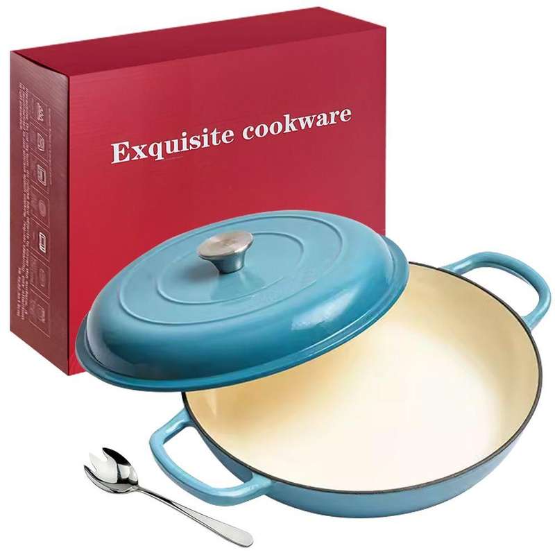 Enameled Nonstick Cast Iron Casserole Dish for Dutch Oven - 29cm