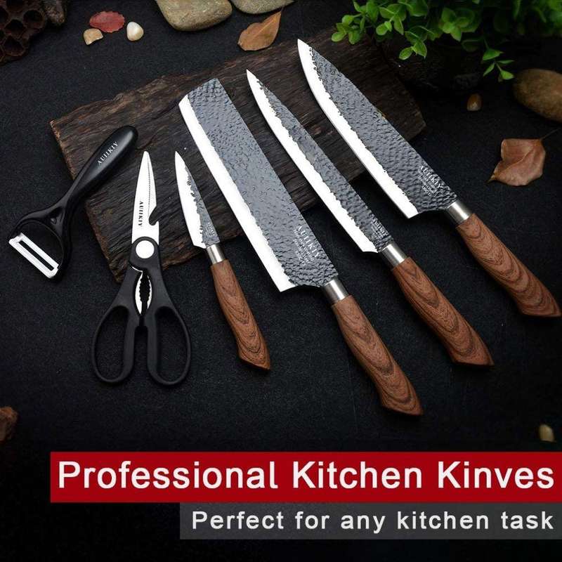 Kitchen Cooking Novelty Professional Chef Quality Knife Set of 7