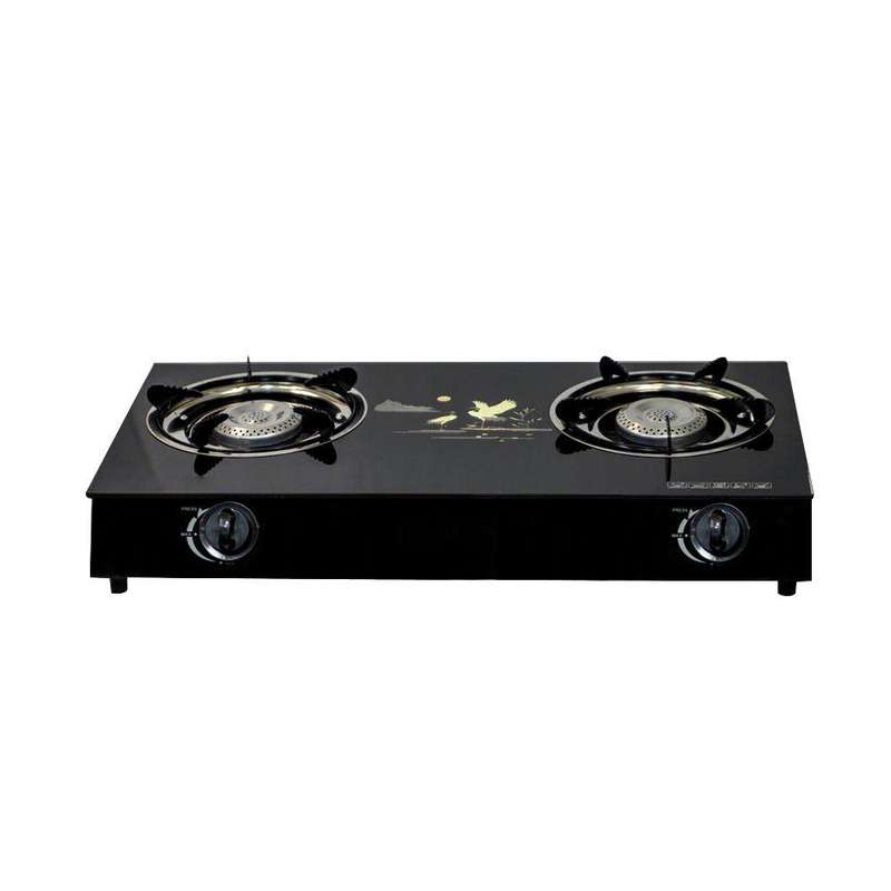 DH - Tempered Glass Gas Stove - 2 Burner