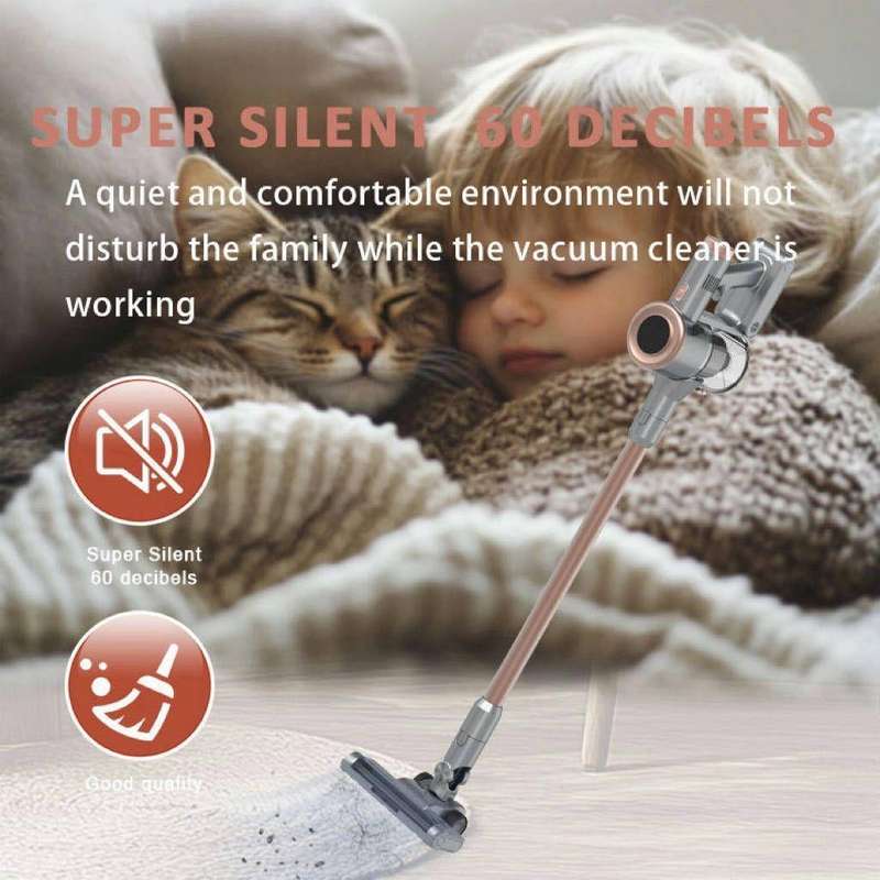 Adjustable Height Cordless Handheld Stick Vacuum Cleaner