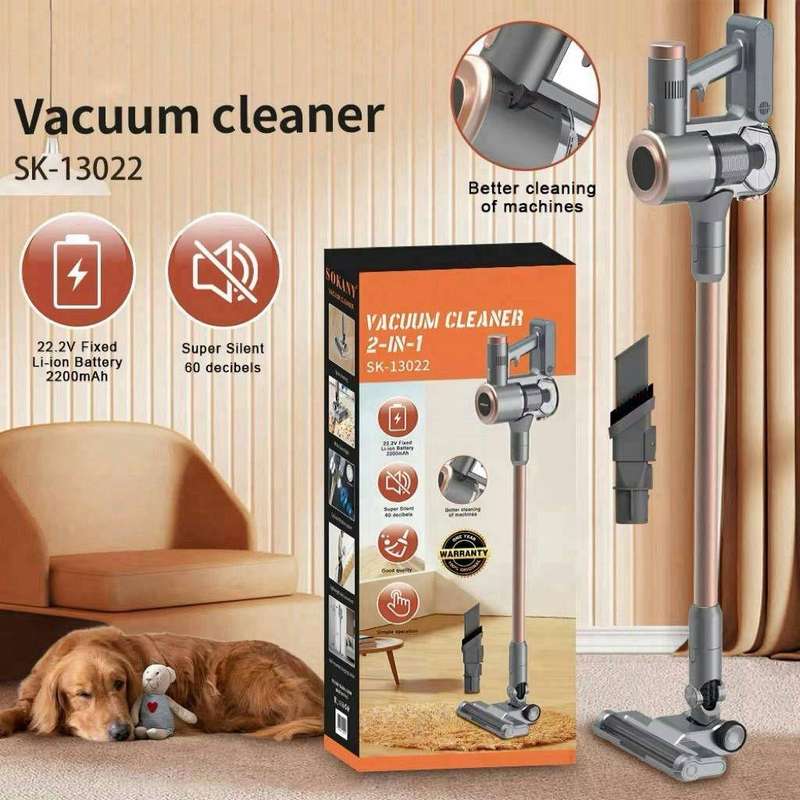 Adjustable Height Cordless Handheld Stick Vacuum Cleaner