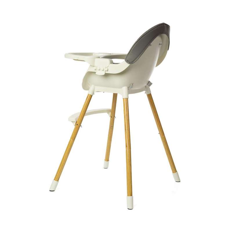 2-in-1 Convertible Baby High Feeding Chair with Tray - Grey