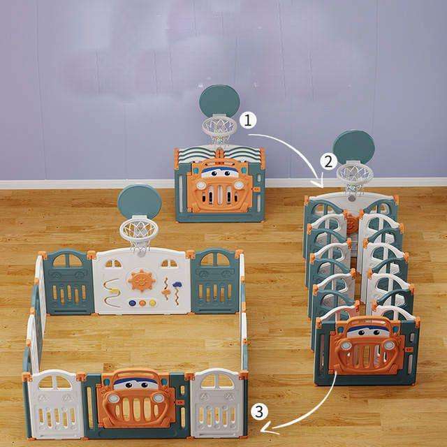 Baby Playpen with Activity Wall