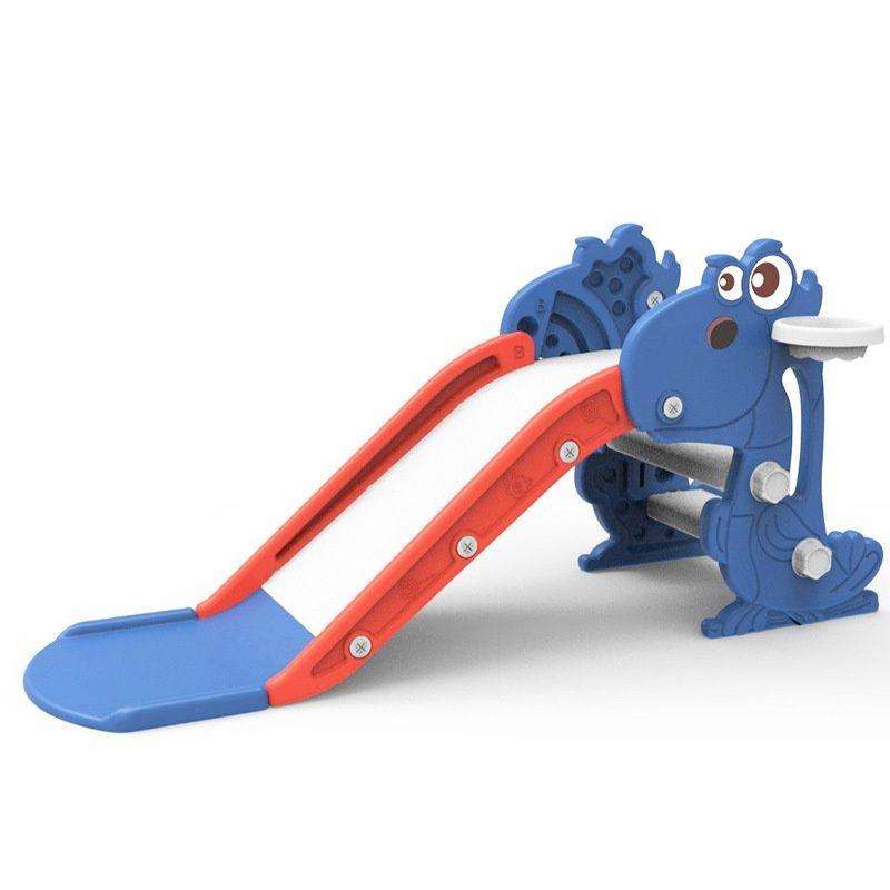 Children Slide with Bear Face Foldable Toddler Slide