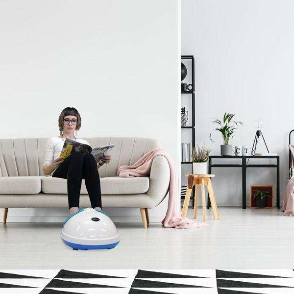 Blue and white Foot massager