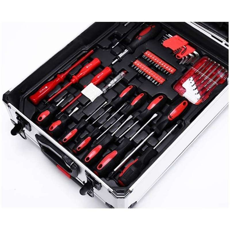 187 Piece Hardware Combination Tool Set With Trolley Case S24-3-1